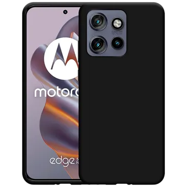 Just in Case TPU Back Cover Black Motorola Edge 50 Neo